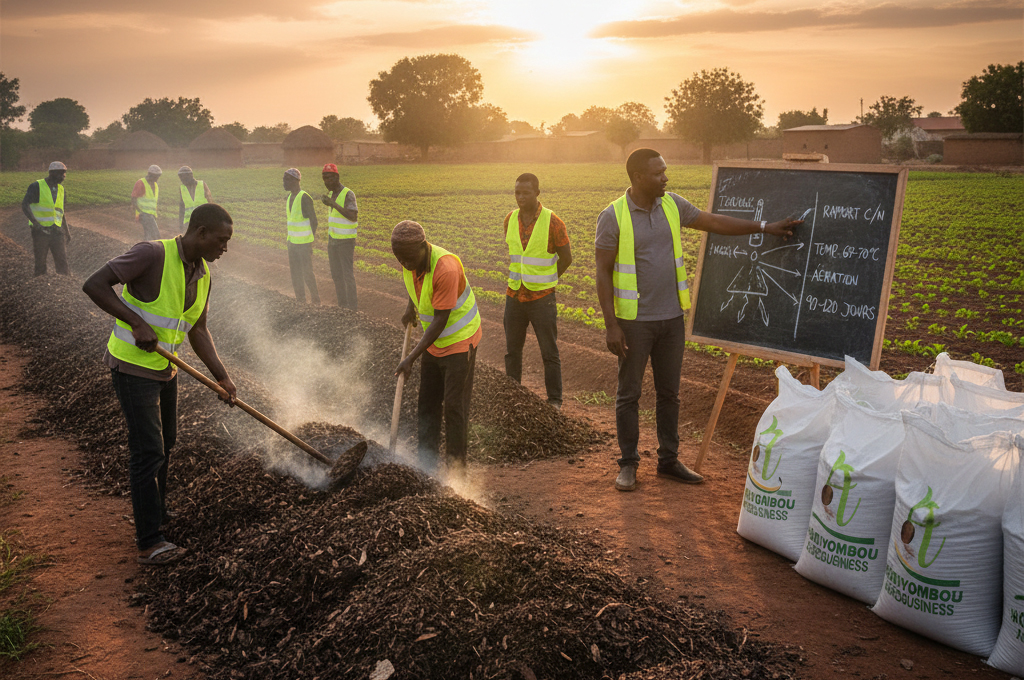 Expertise et Savoir-faire : L'Art du Compostage au Service de l'Agriculture Burkinabé